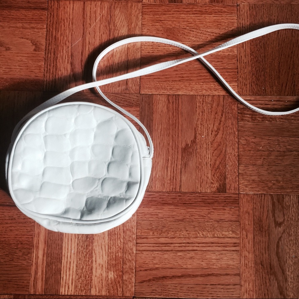 Vintage White Shoulder Purse